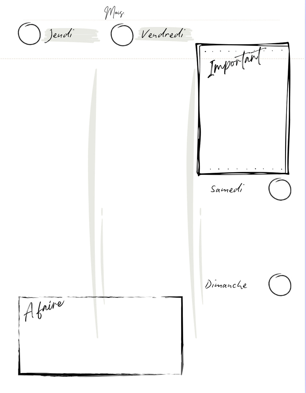 Renouvelle le cycle ton planificateur