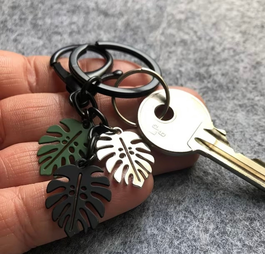 Porte clé monstera